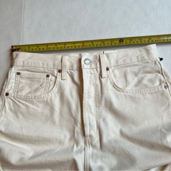 Aritzia   NEW Denim Forum The Joni High Rise Loose  High-waisted jeans Bone - Picture 7 of 13